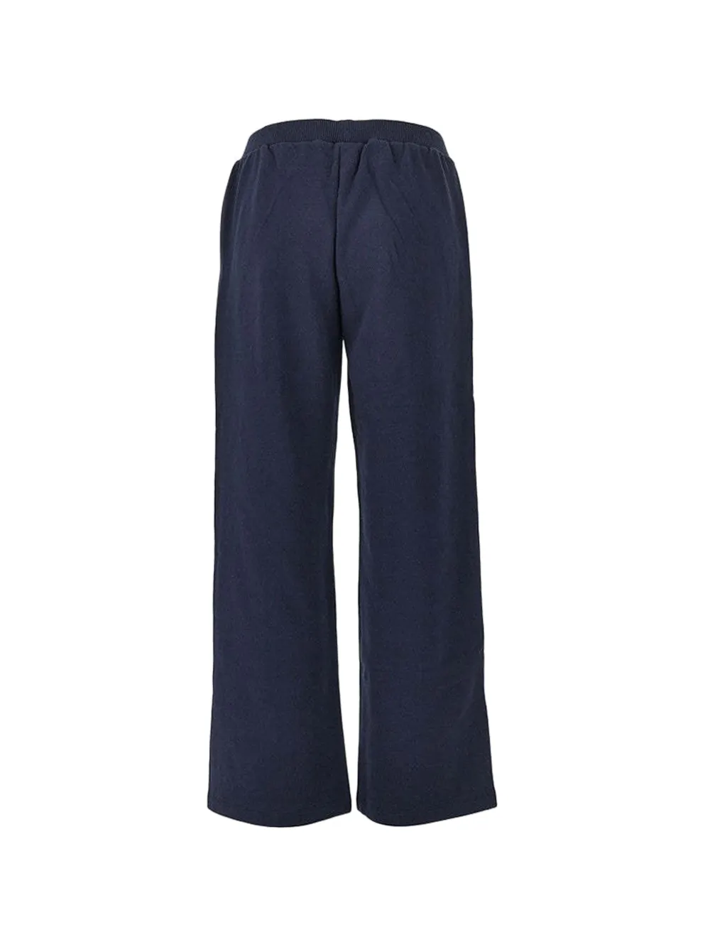 Emporio Armani logo-embroidered jersey track pants Blauw