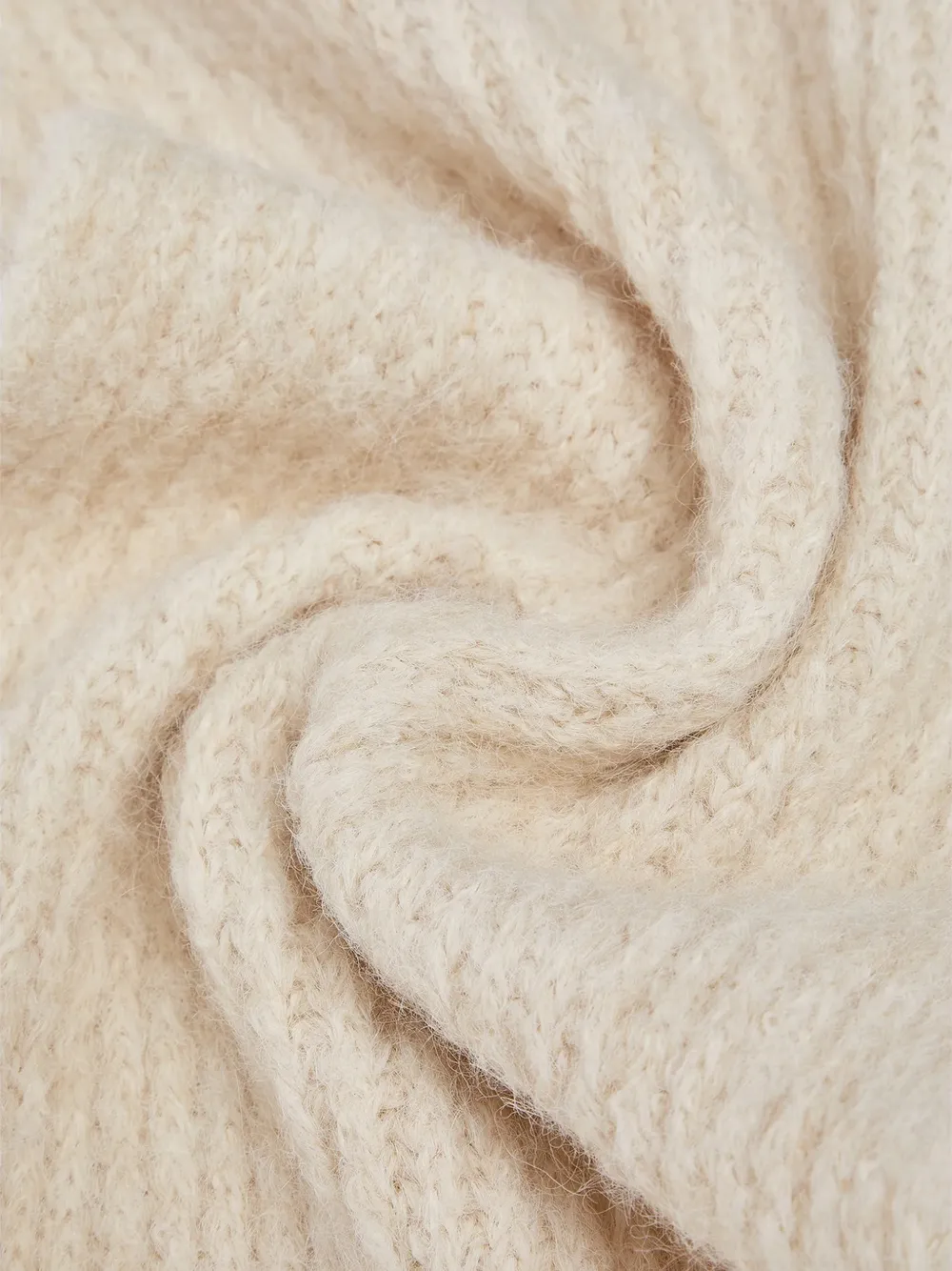 LIU JO scarf in a wool blend Beige