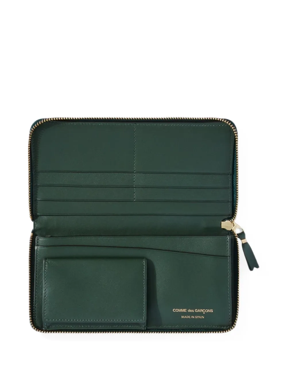 Comme Des Garçons Wallet Classic leather wallet Groen