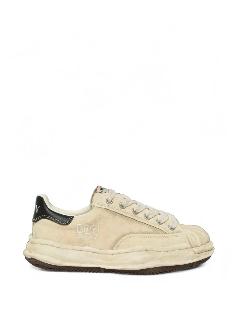 Maison MIHARA YASUHIRO Blakey bleached sneakers - Nude