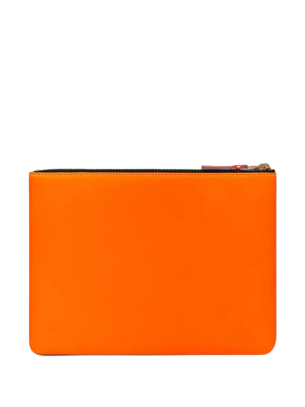 Comme Des Garçons Wallet Super Fluo leather wallet Geel
