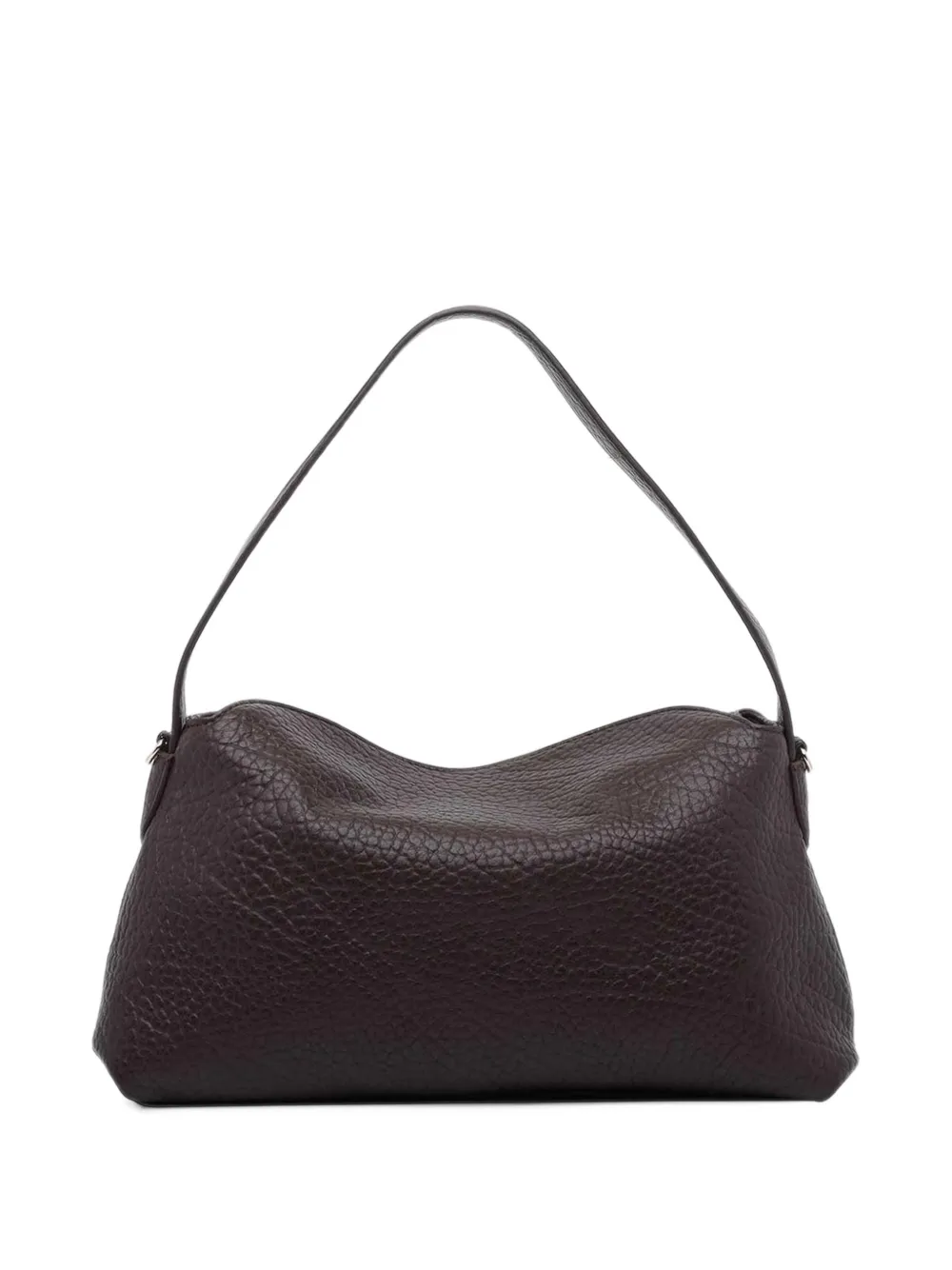 LIU JO pebbled-effect logo-plaque tote bag Rood