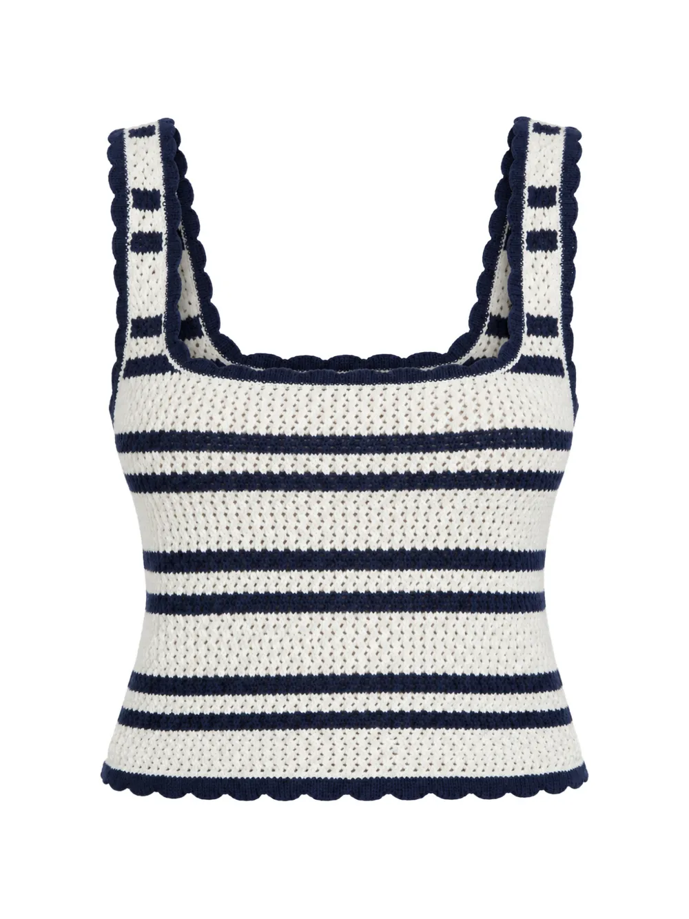 SEROYA Valeria striped blouse - Blu