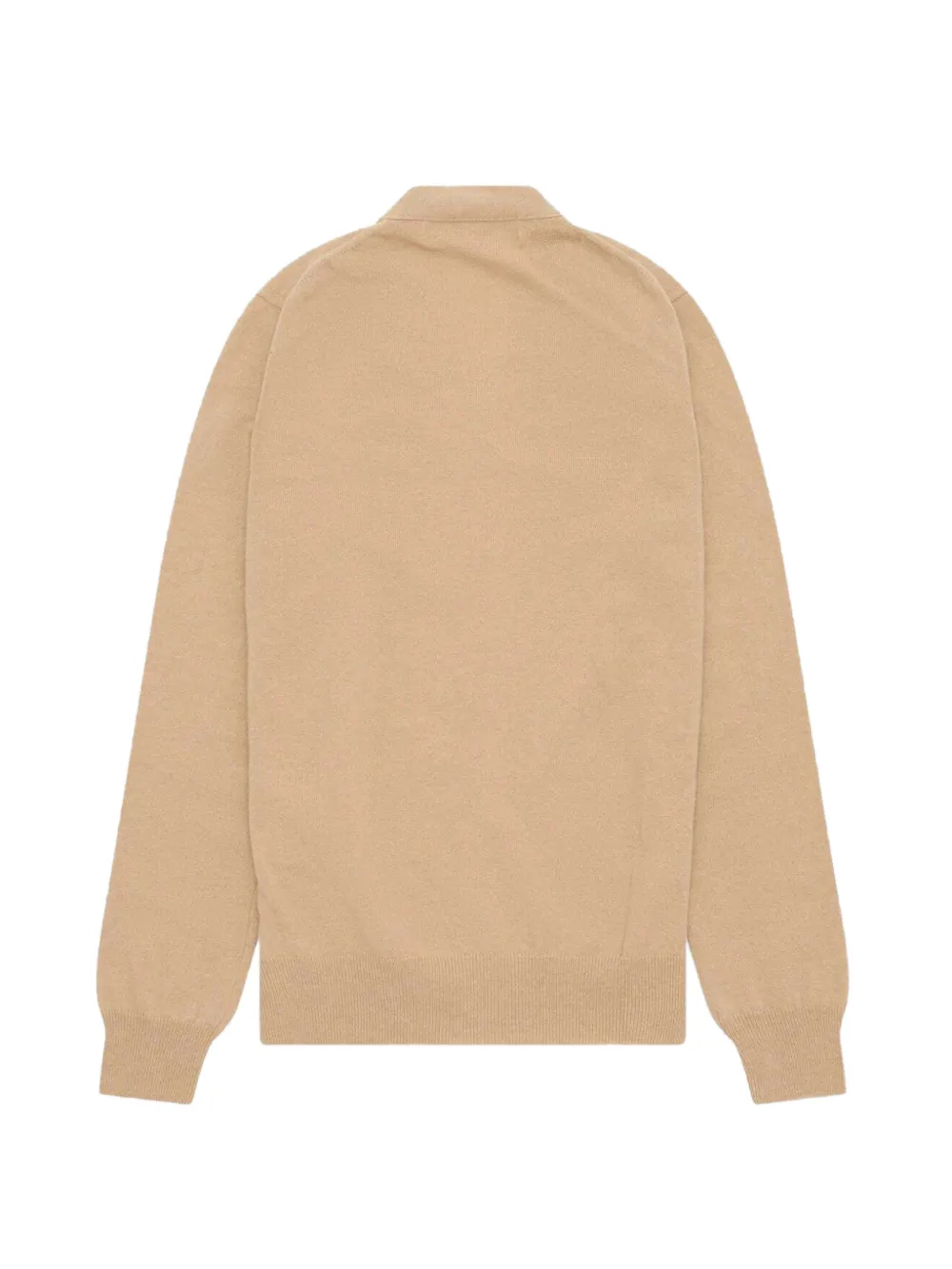 Comme Des Garçons Play heart-patch V-neck cardigan Beige