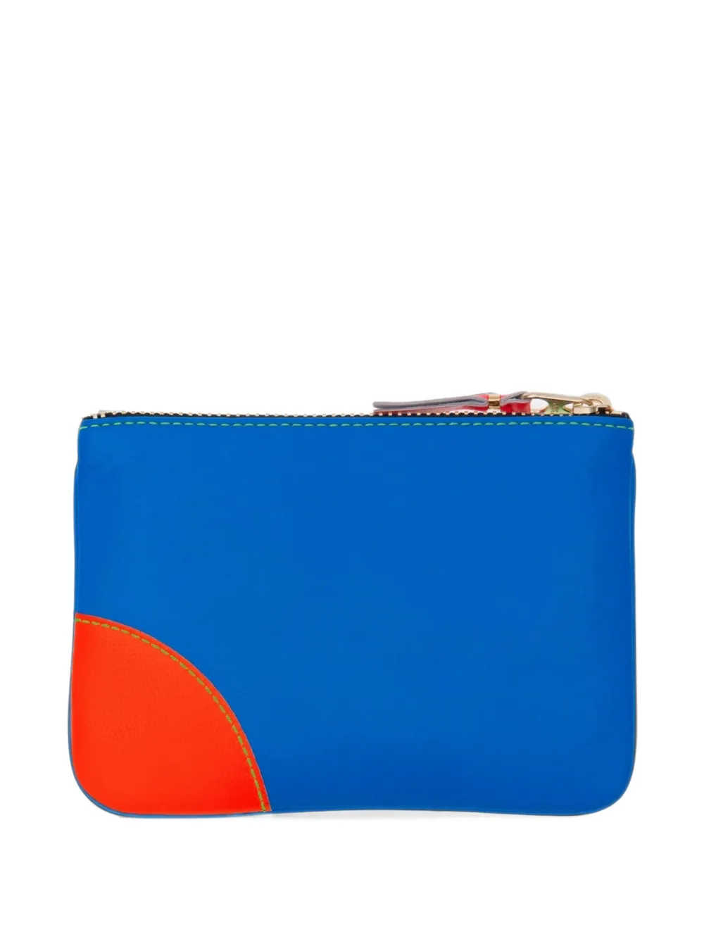 Comme Des Garçons Wallet Super Fluo leather wallet Groen