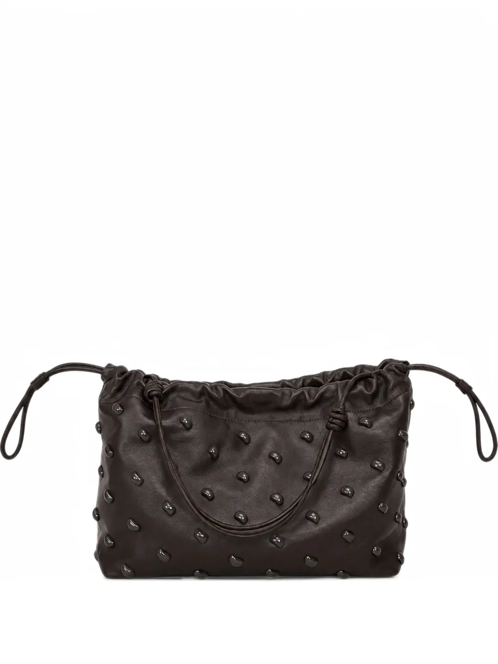 A.L.C. Arlo leren shopper met studs Bruin