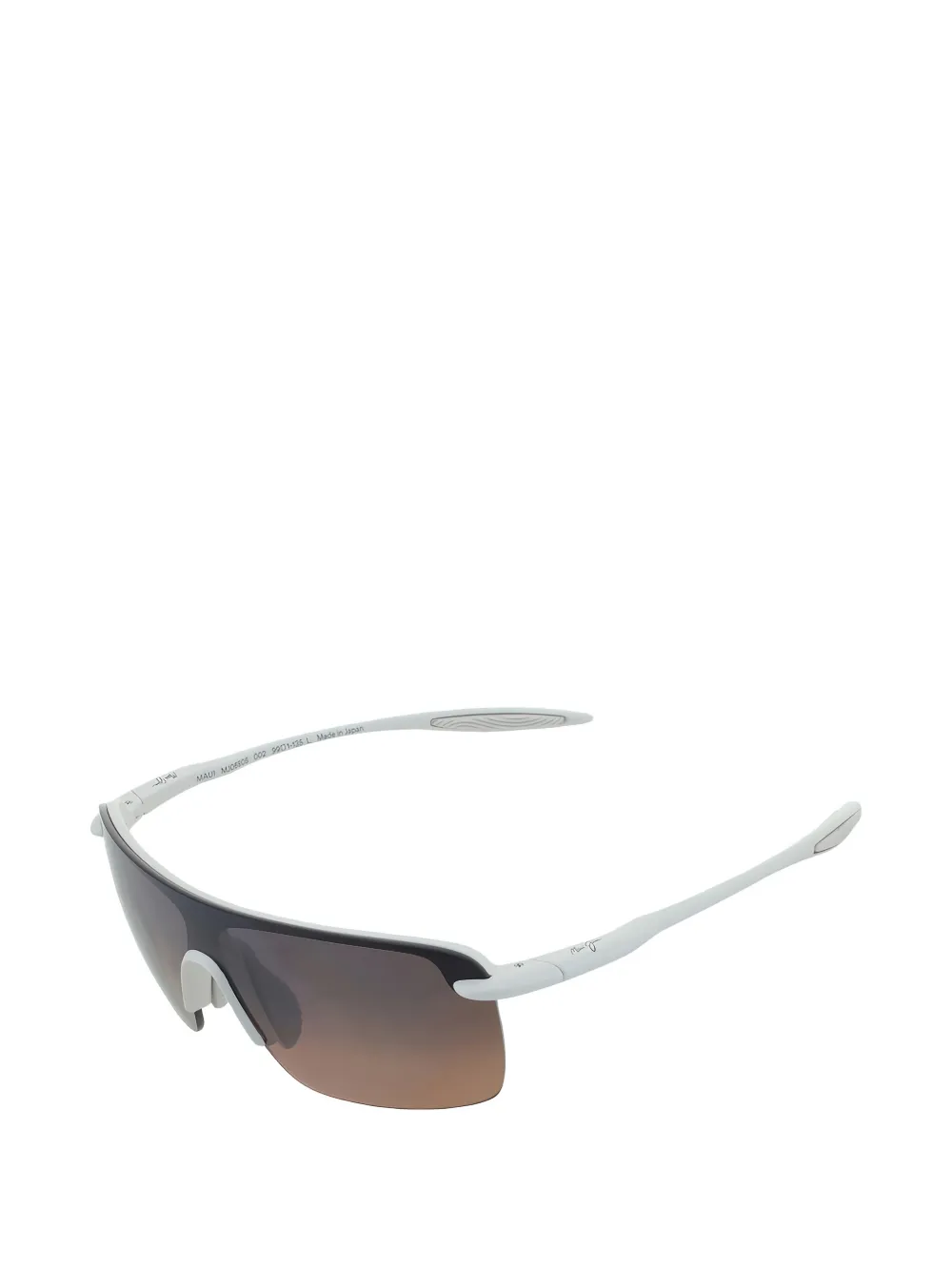 Maui Jim Palulu rimless rectangle-frame sunglasses Wit