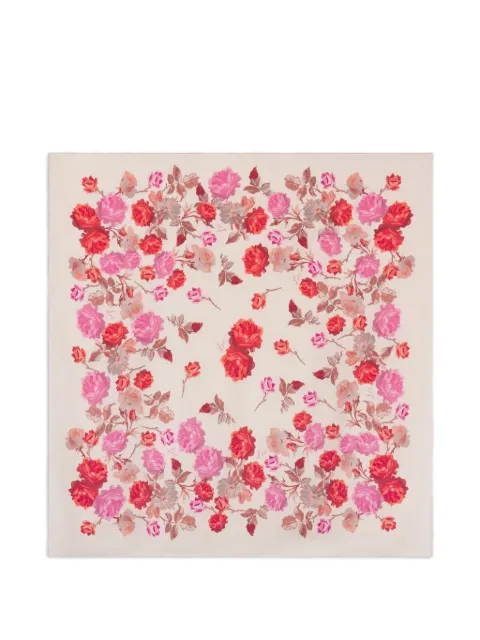 FRAME Lucky floral-print scarf