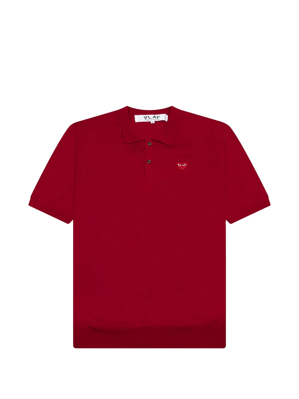 Comme Des Garçons Play short-sleeve polo shirt Rood