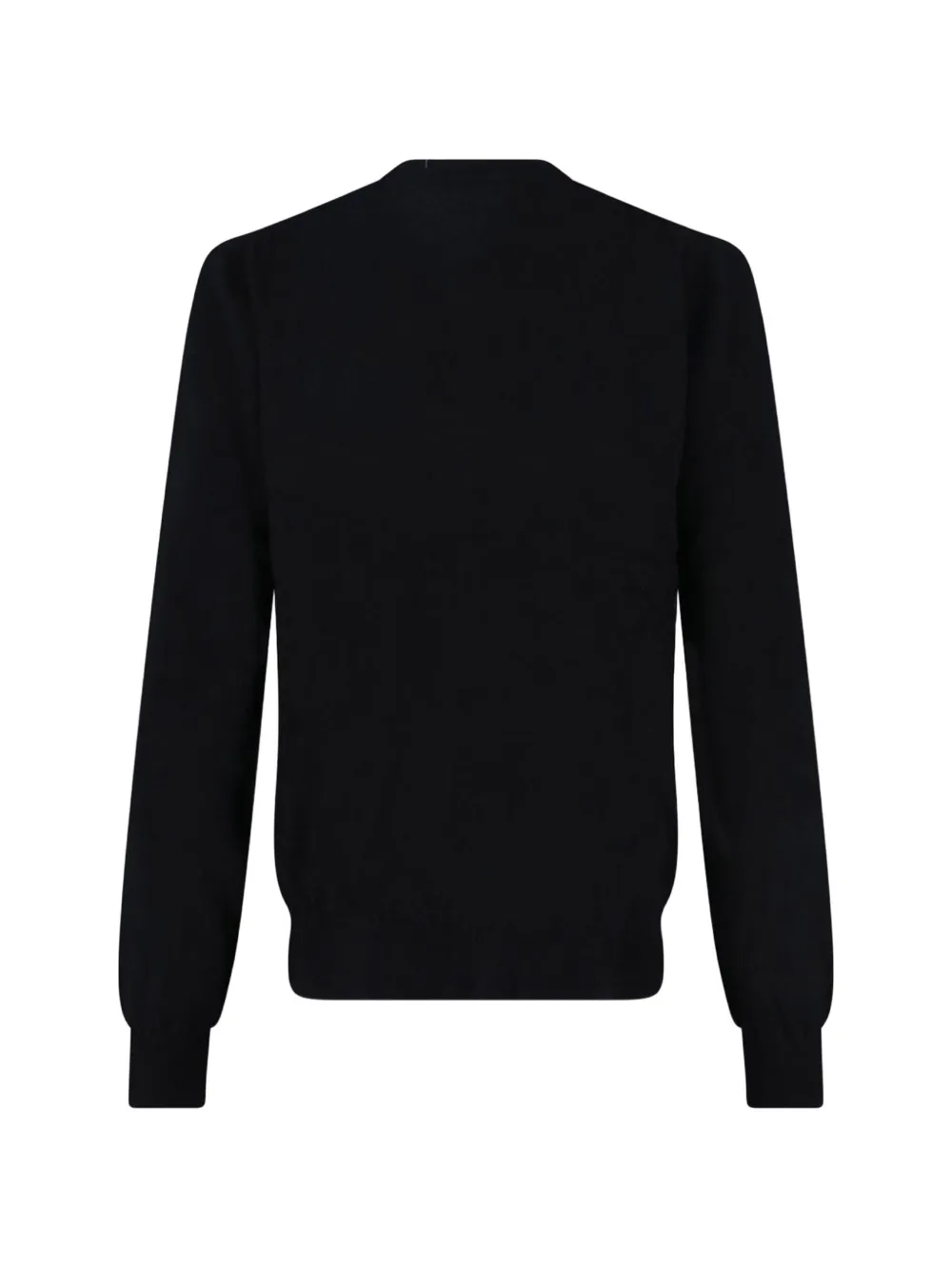Comme Des Garçons Play rhinestone-embellished heart-patch cardigan Zwart