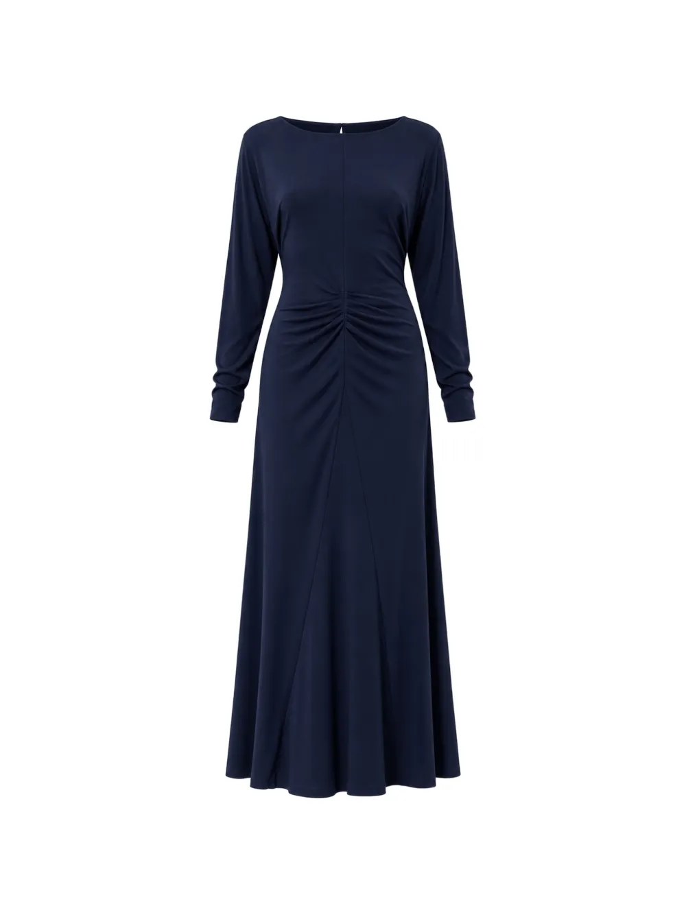 TWINSET gathered long-sleeve dress - Blau