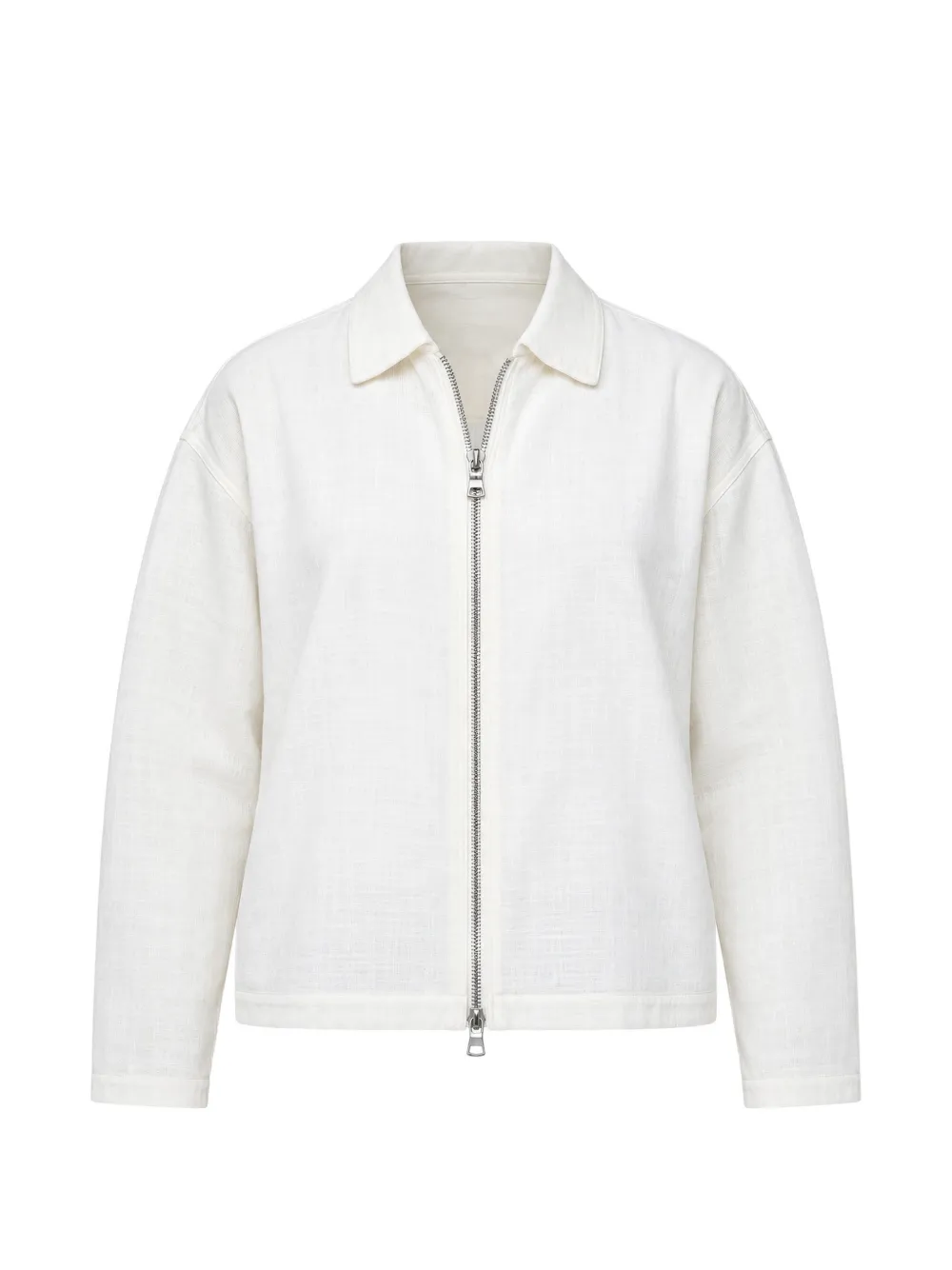 MKI Miyuki Zoku Rider loose-weave jacket - Blanc MKI Miyuki Zoku Rider loose-weave jacket - Blanc