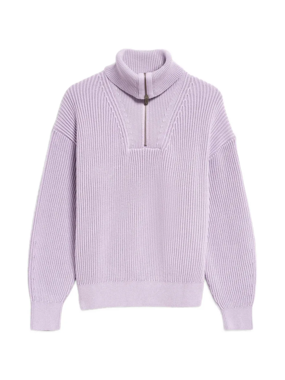 Armedangels Vanisé Rib-knit Sweater In Purple
