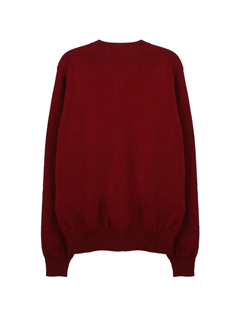 Comme Des Garçons Play rhinestone-embellished round-neck cardigan Rood