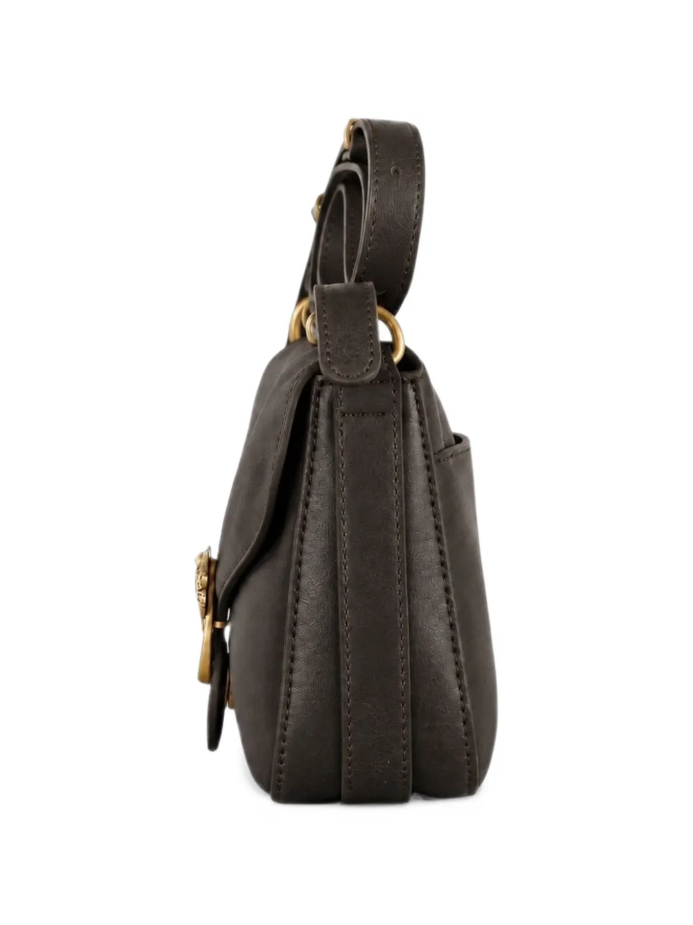 PINKO logo-plaque shoulder bag Bruin