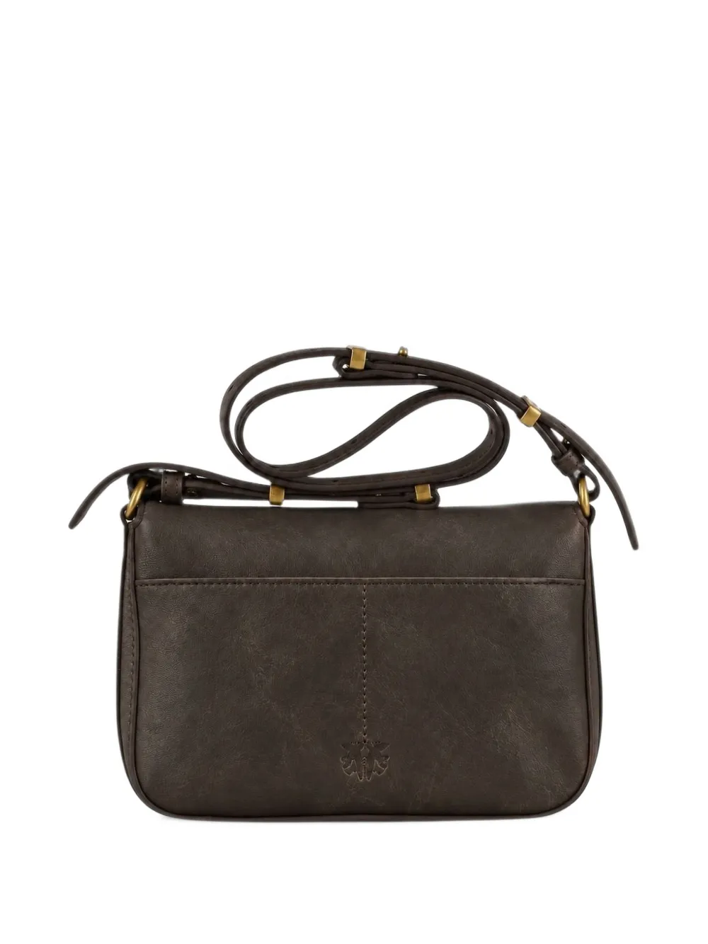 PINKO logo-plaque shoulder bag Bruin