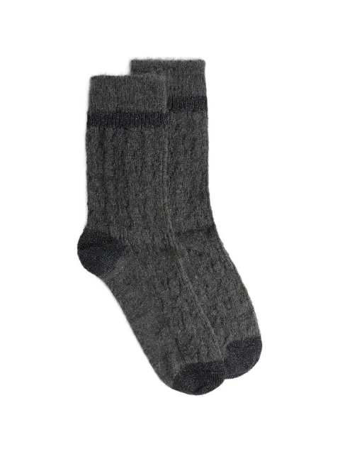 MOMONÌ Aiva cable-knit socks