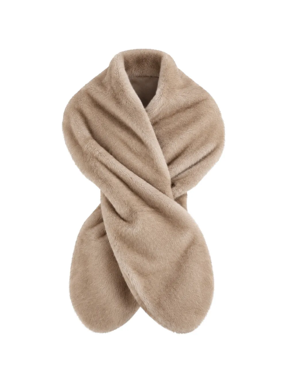 P.A.R.O.S.H. faux-fur scarf - Toni neutri