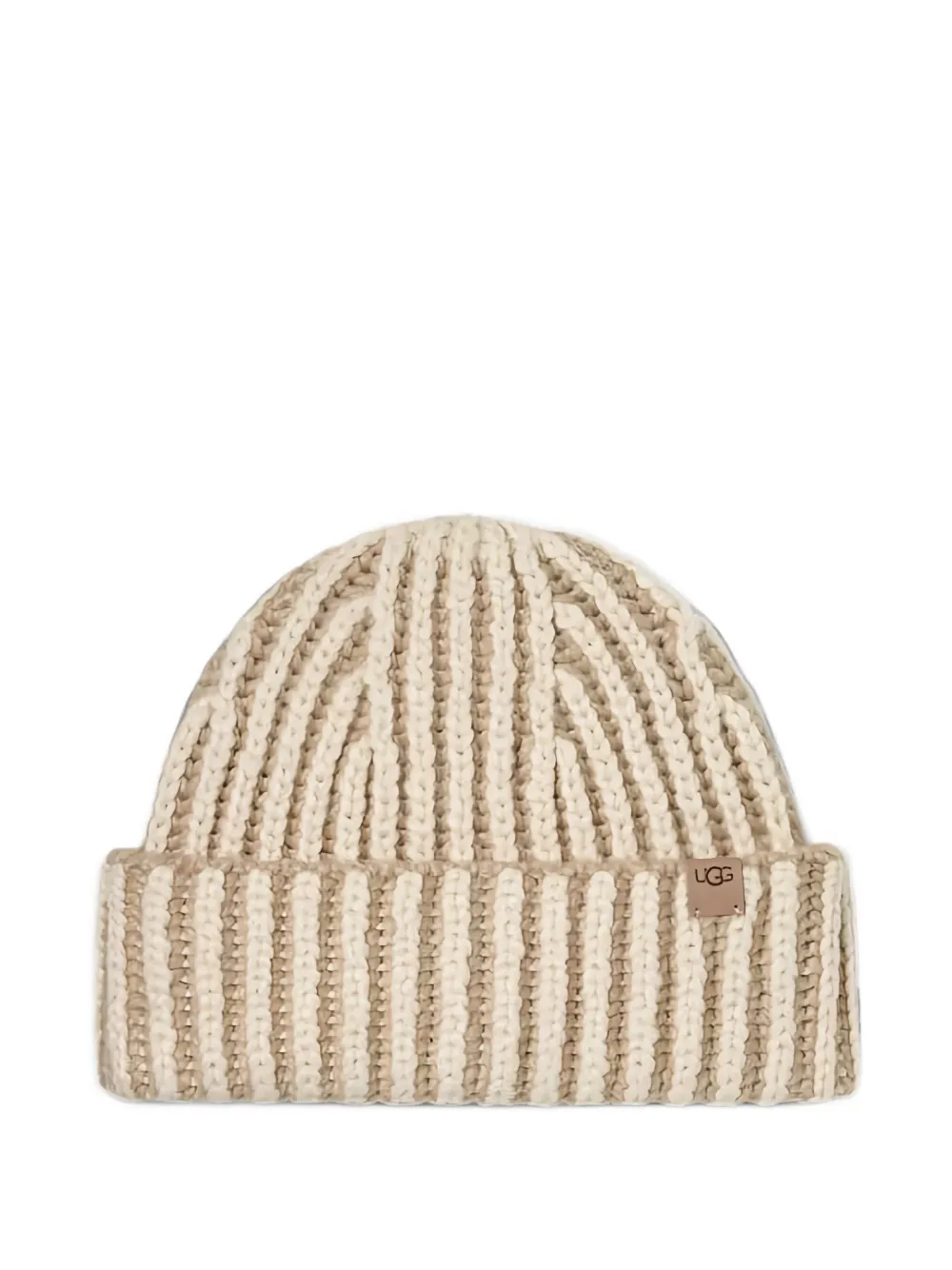 UGG chunky-knit beanie hat - Nude