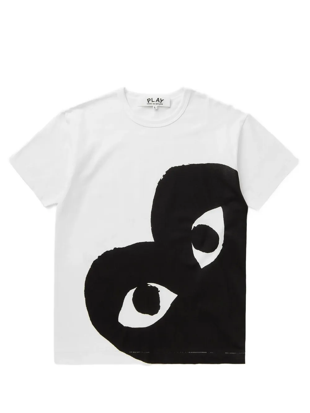 Comme Des Garçons Play logo-print T-shirt Wit