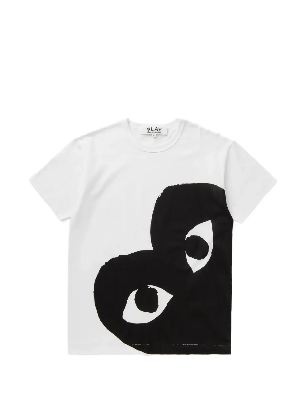 Comme Des Garçons Play logo-print T-shirt Wit