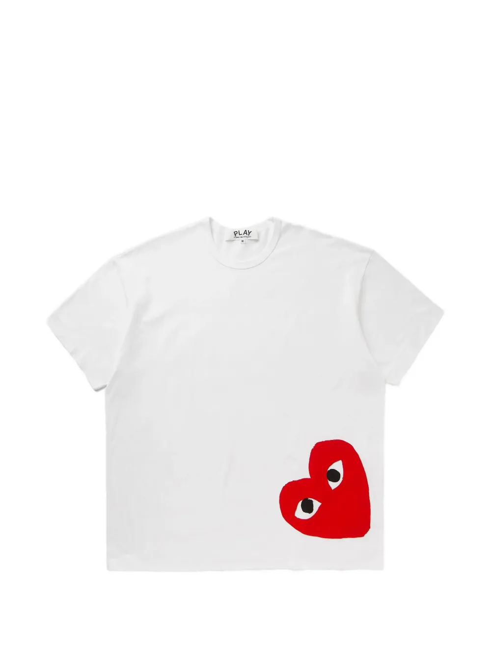 Comme Des Garçons Play logo-print T-shirt Wit