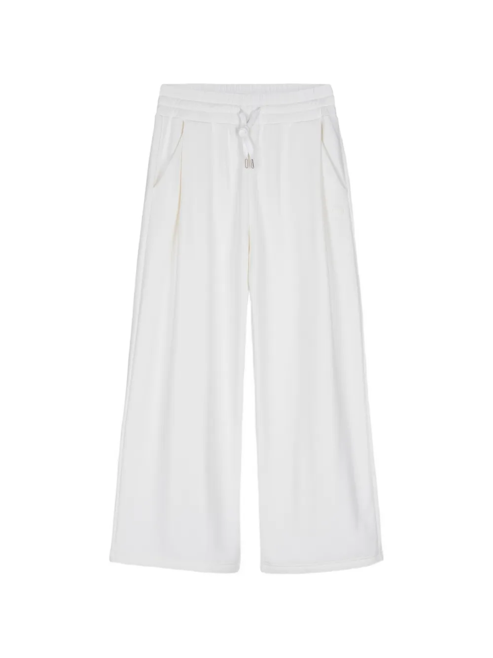 Colmar drawstring palazzo pants - Weiß