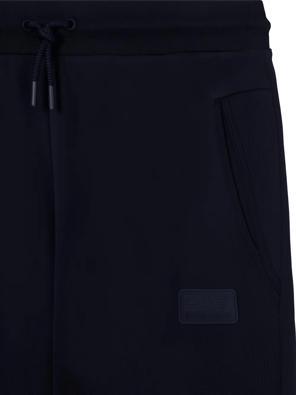 Ea7 Emporio Armani logo-patch track pants Blauw