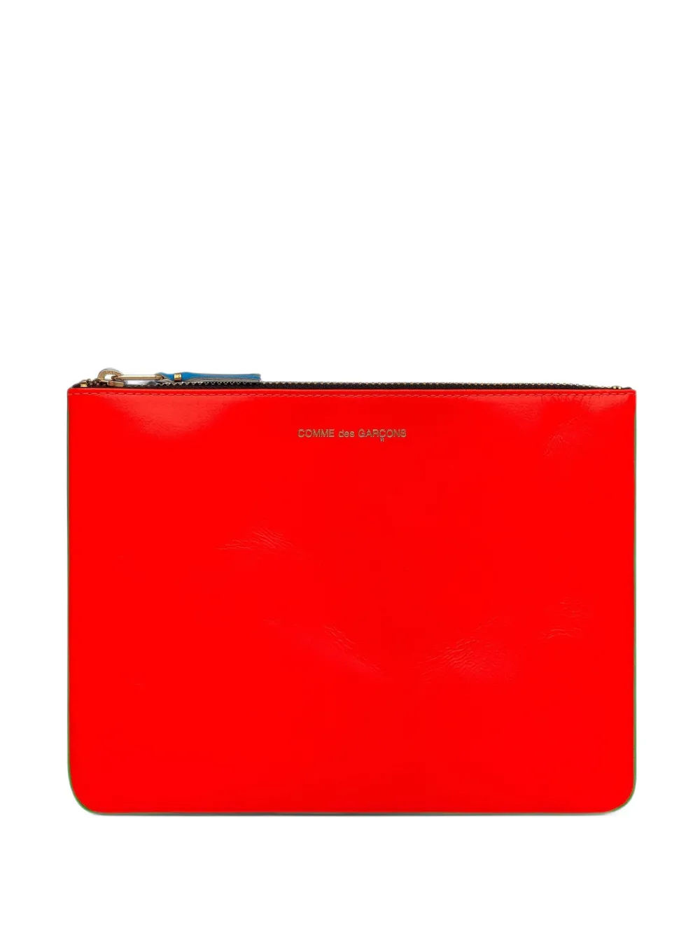 Comme Des Garçons Wallet Super Fluo Group leather wallet Rood