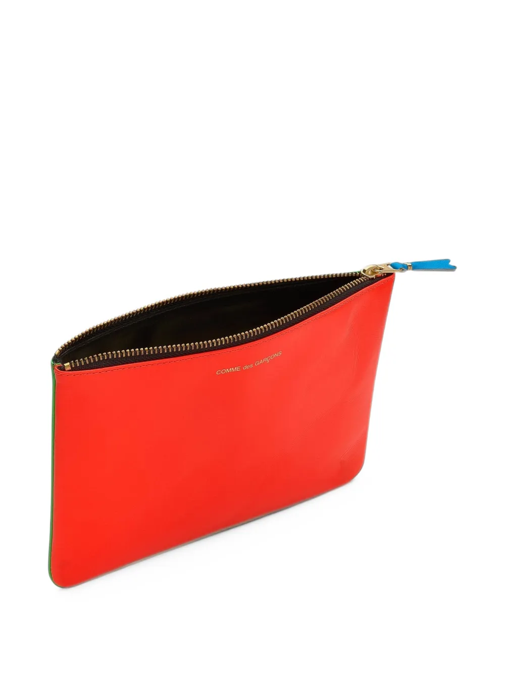 Comme Des Garçons Wallet Super Fluo Group leather wallet Rood