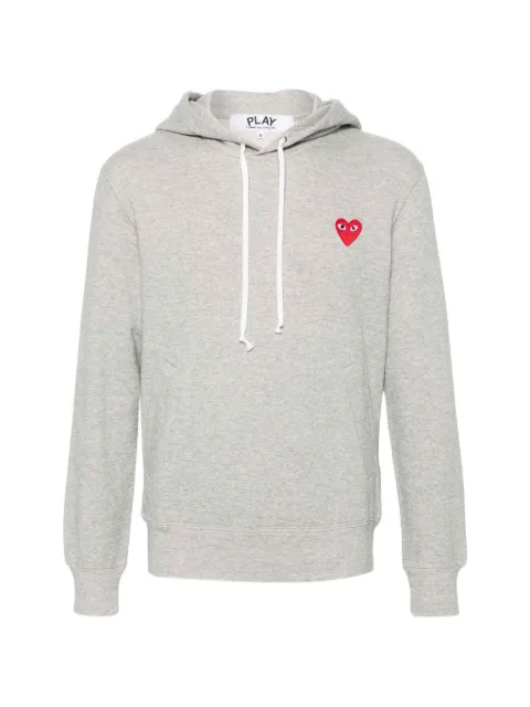 Comme Des Garçons Play heart-patch drawstring hoodie