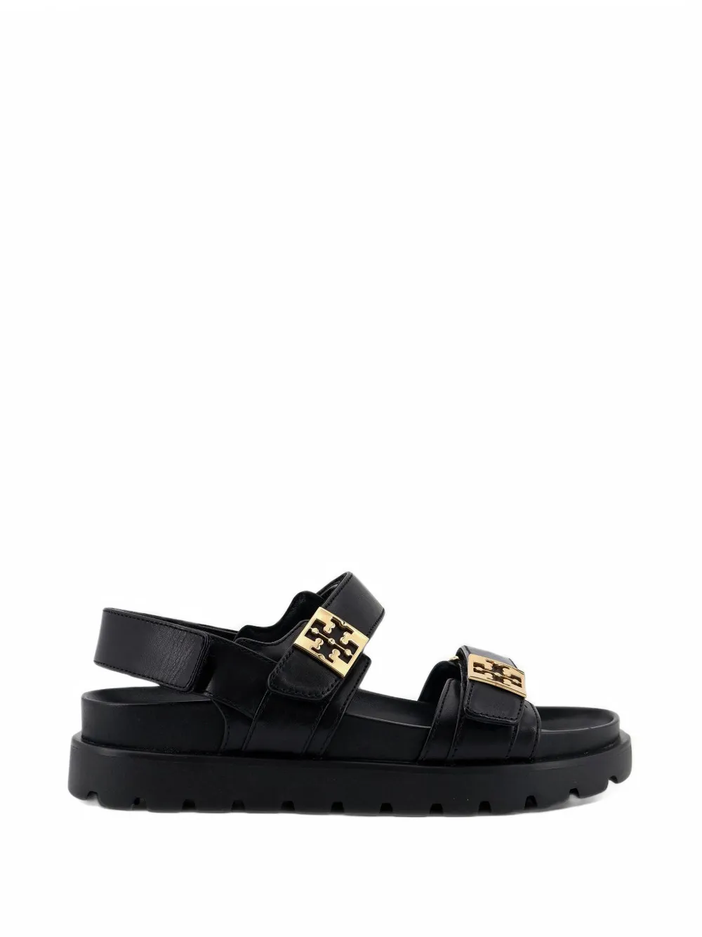 Tory Burch Mellow logo-plaque sandals - Schwarz