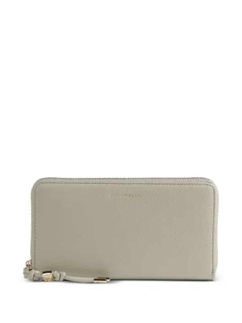 Coccinelle Pansy pebbled-texture wallet
