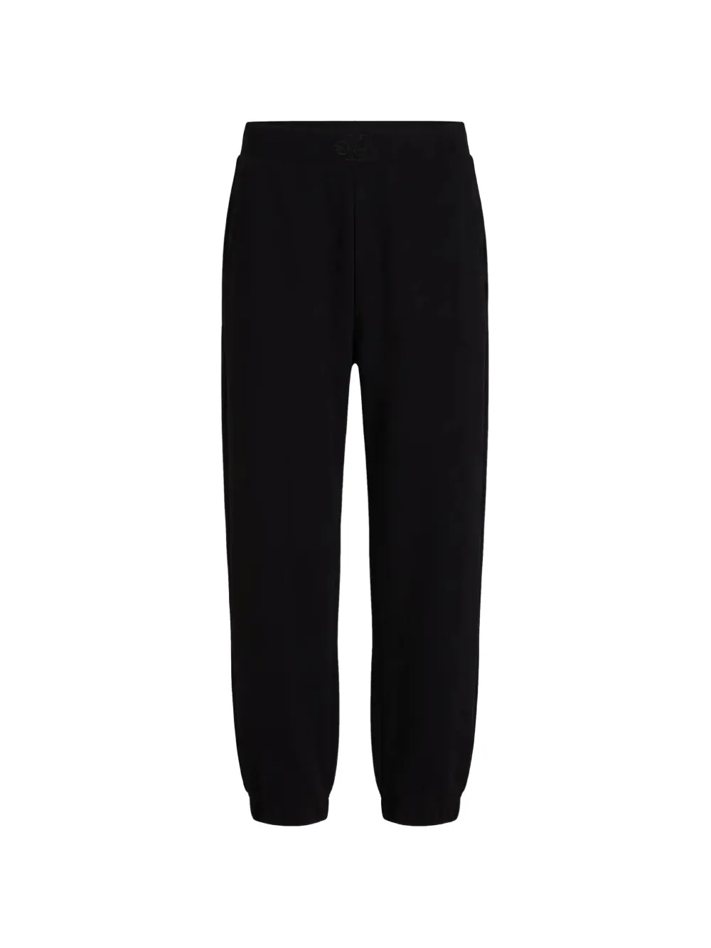 Calvin Klein logo-embroidered track pants Zwart