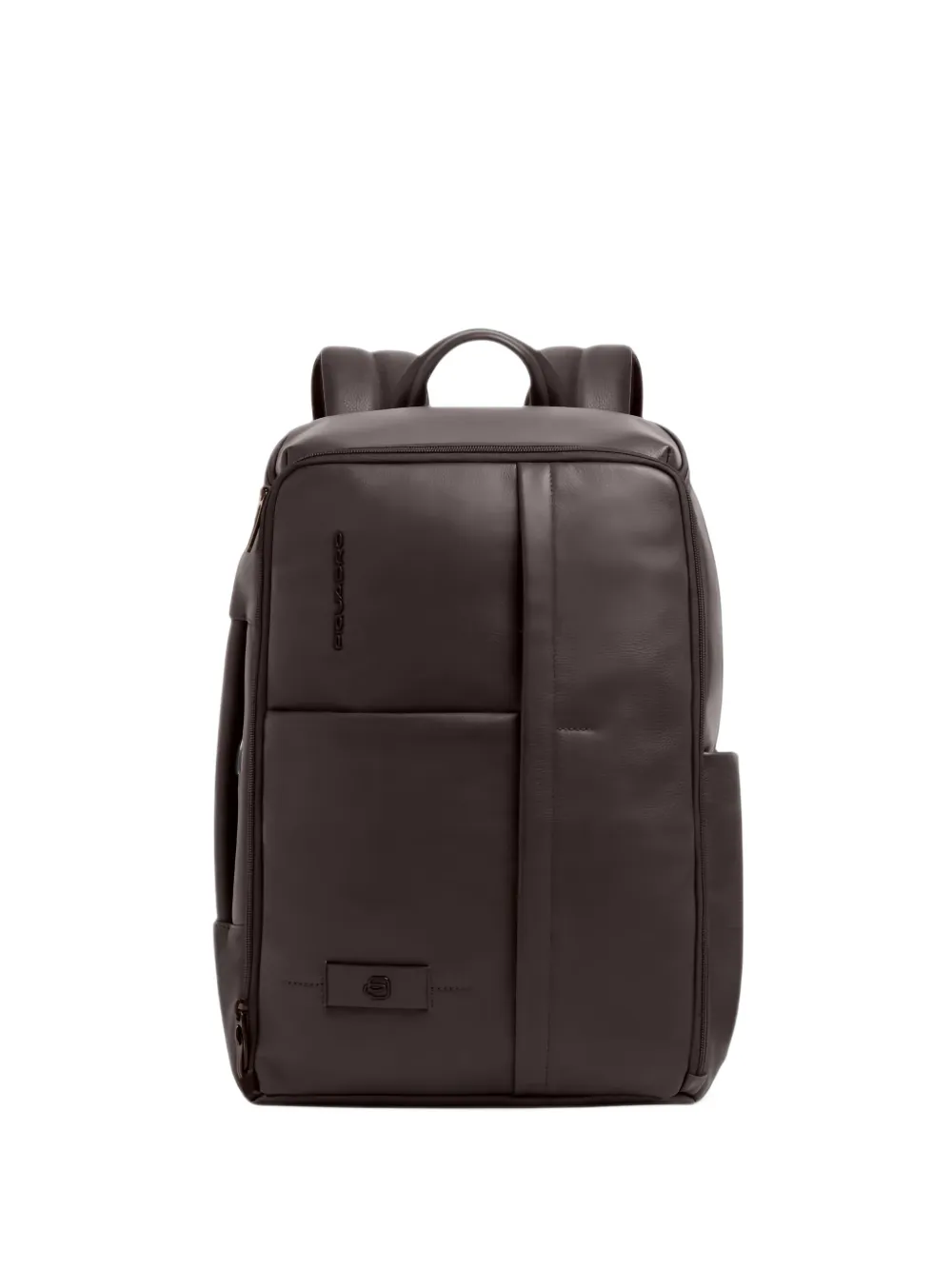 PIQUADRO 31L pebbled-leather backpack Bruin