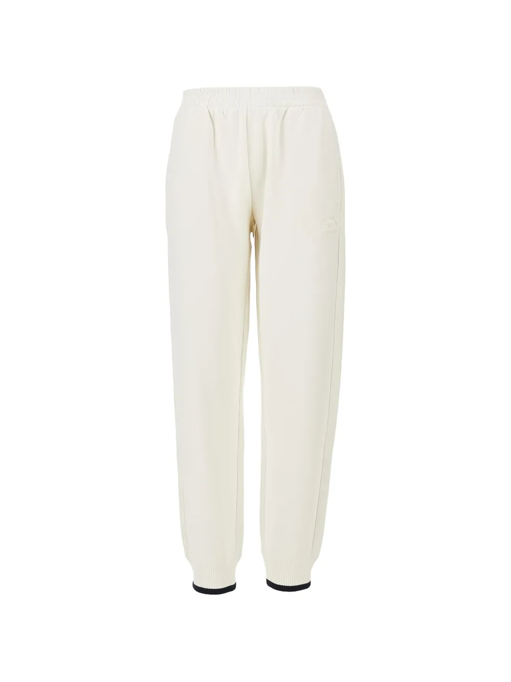Emporio Armani logo-embroidered track pants - Nude