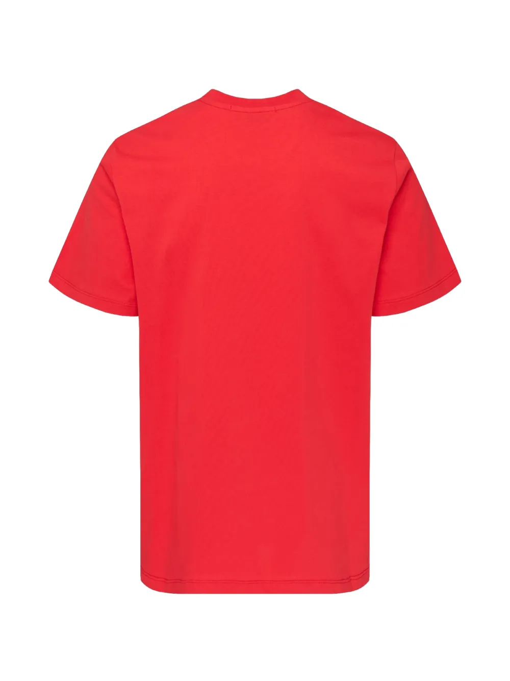 MSGM logo-print crew-neck T-shirt Rood