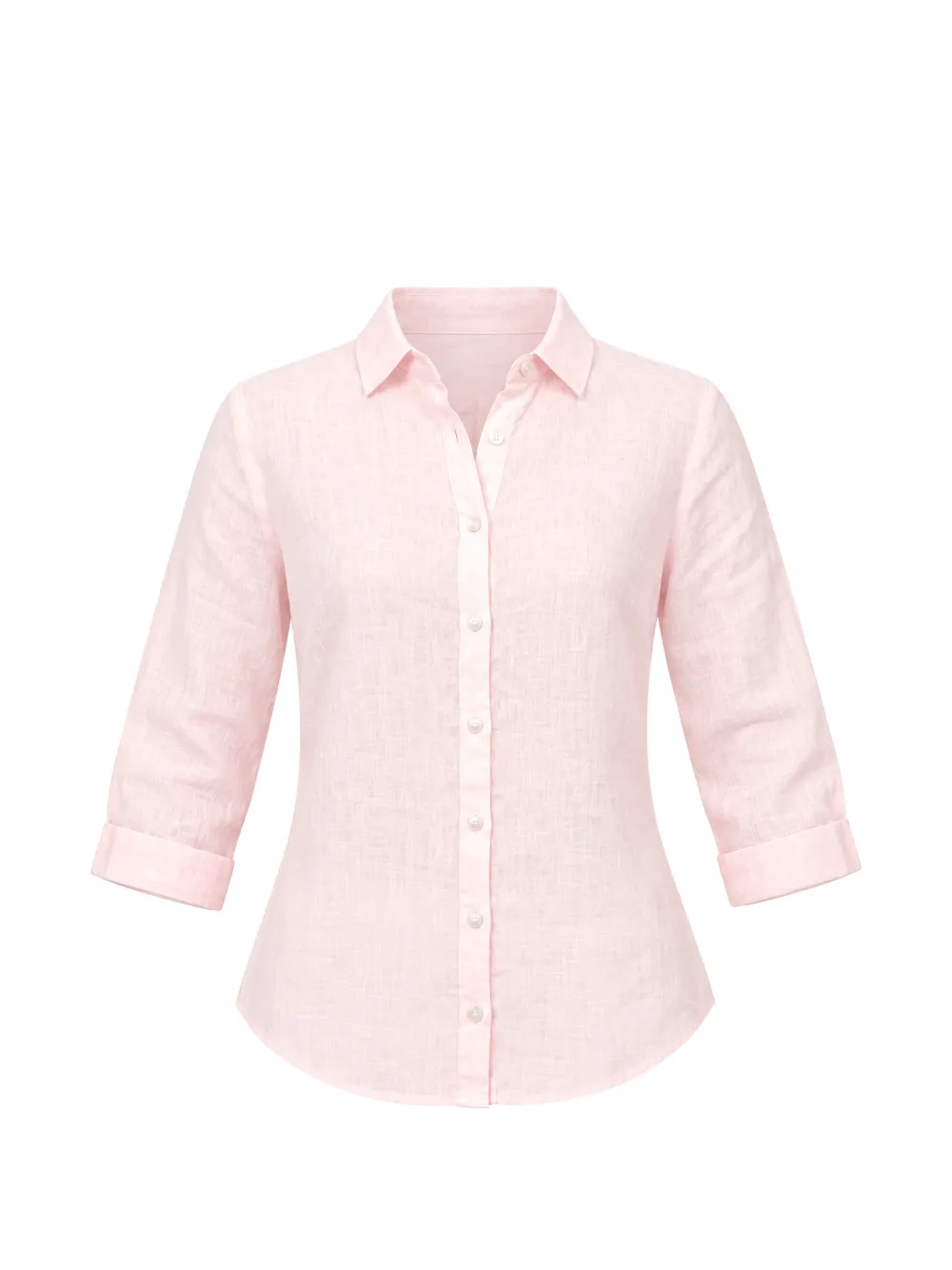 PLOUMANACH Valery linen shirt - Rosa