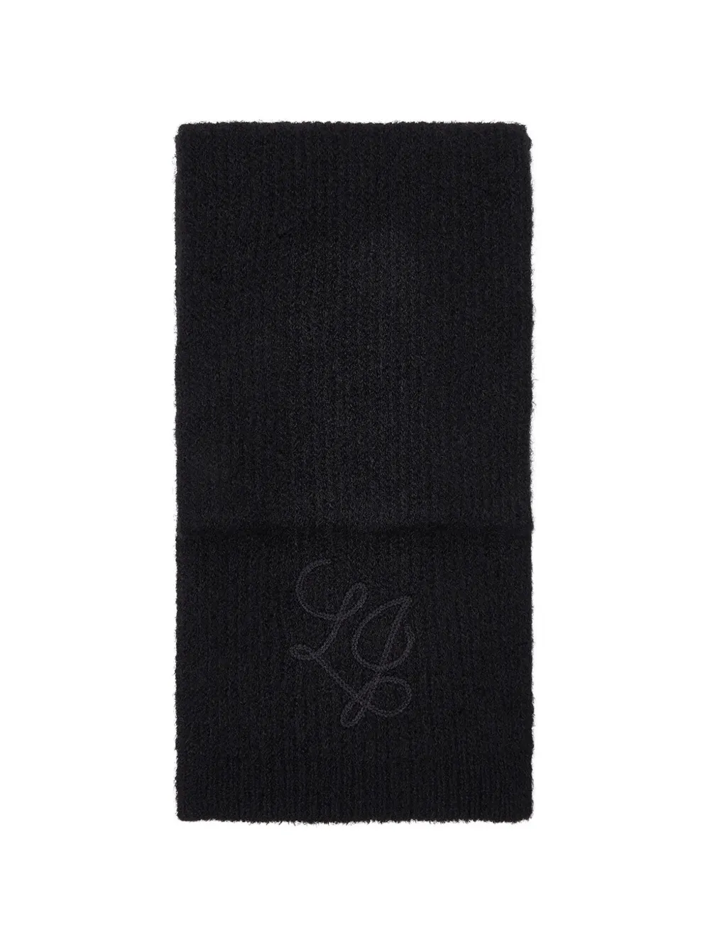 LIU JO scarf in a wool blend - Nero