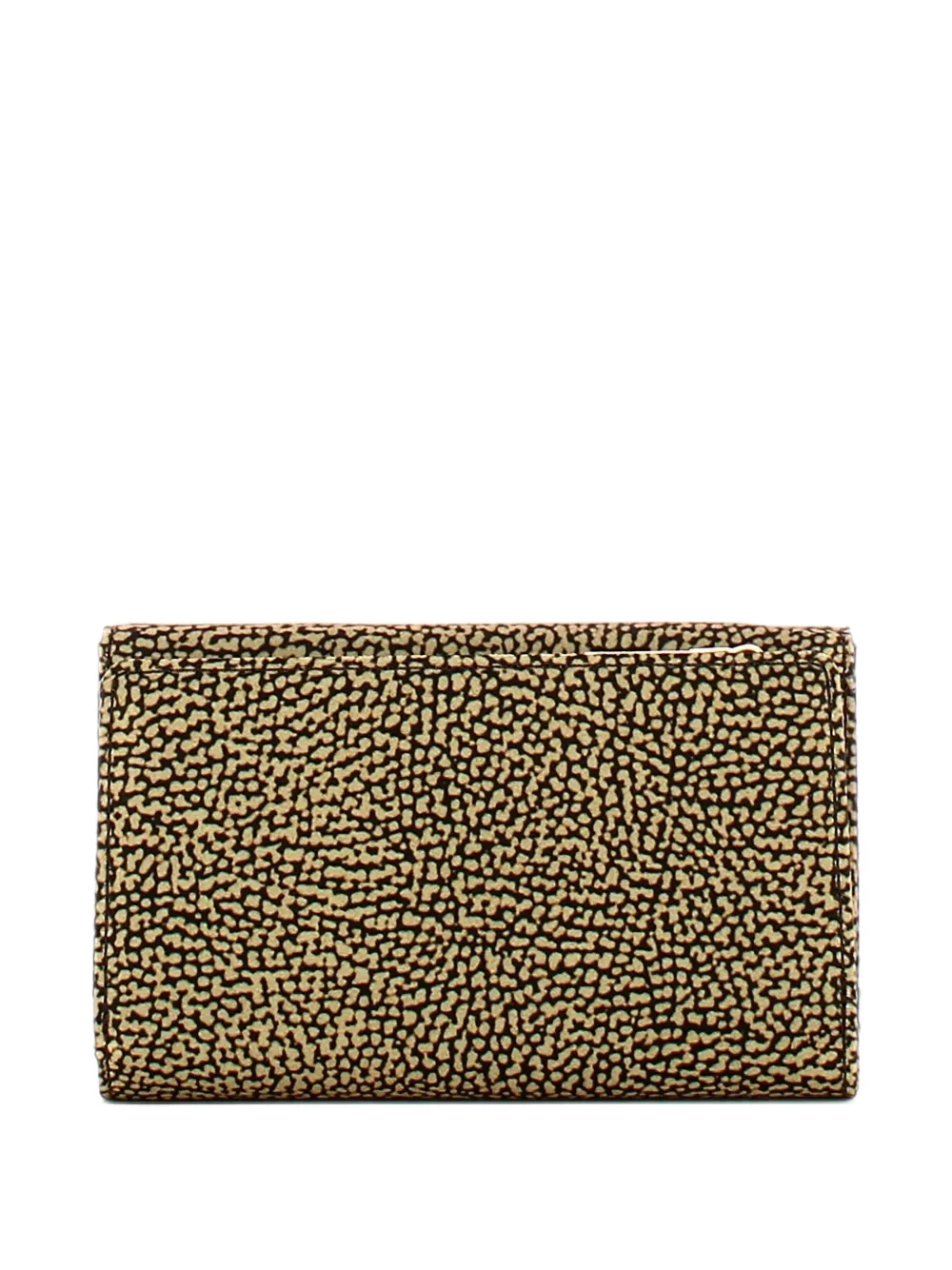 Borbonese Portemonnee met Op-print en omslag Beige