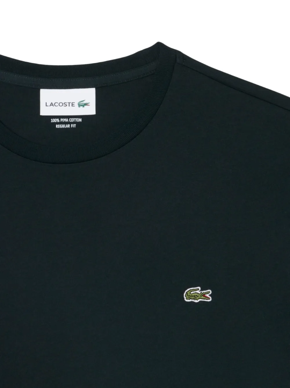 Lacoste Premium katoenen T-shirt Groen