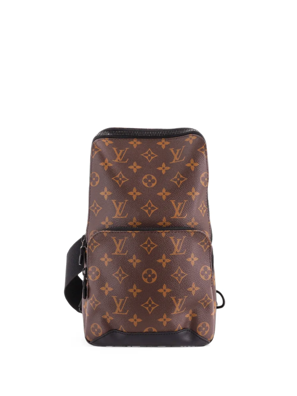 Louis Vuitton Pre-Owned Avenue Sling Bag Macassar Monogram Canvas crossbody bag - Brown