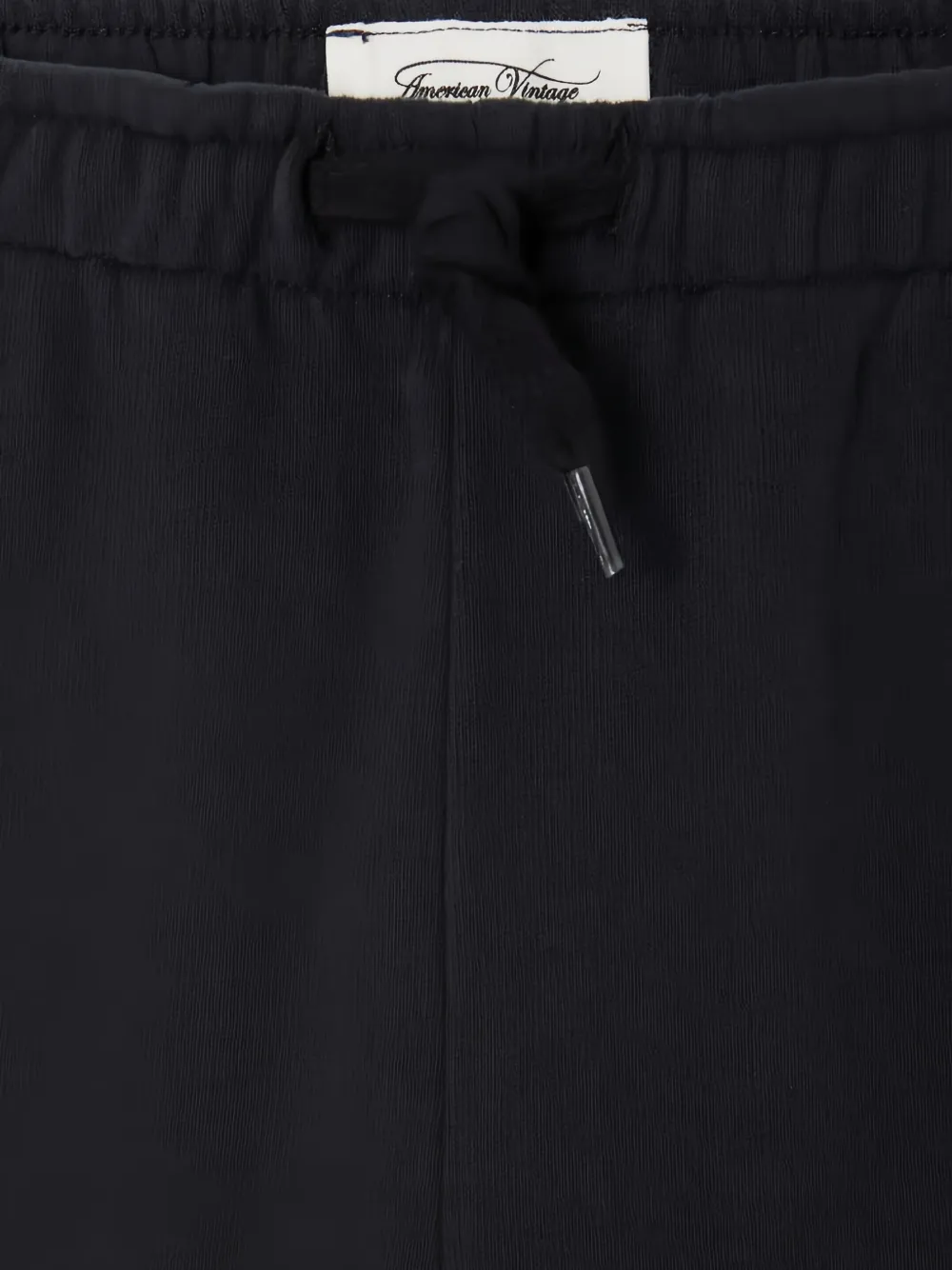 American Vintage Kids Ykobow logo-print track pants Zwart