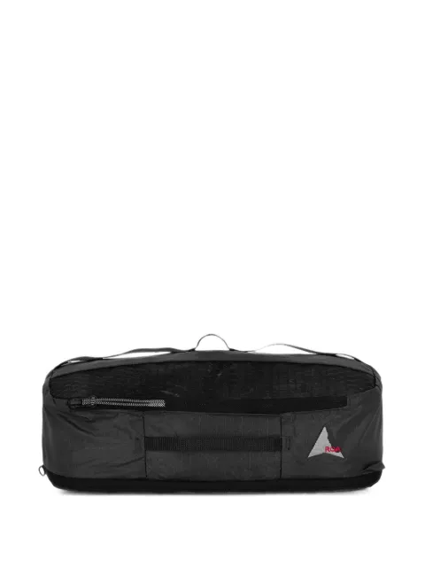 ROA ripstop mesh-panel clutch bag