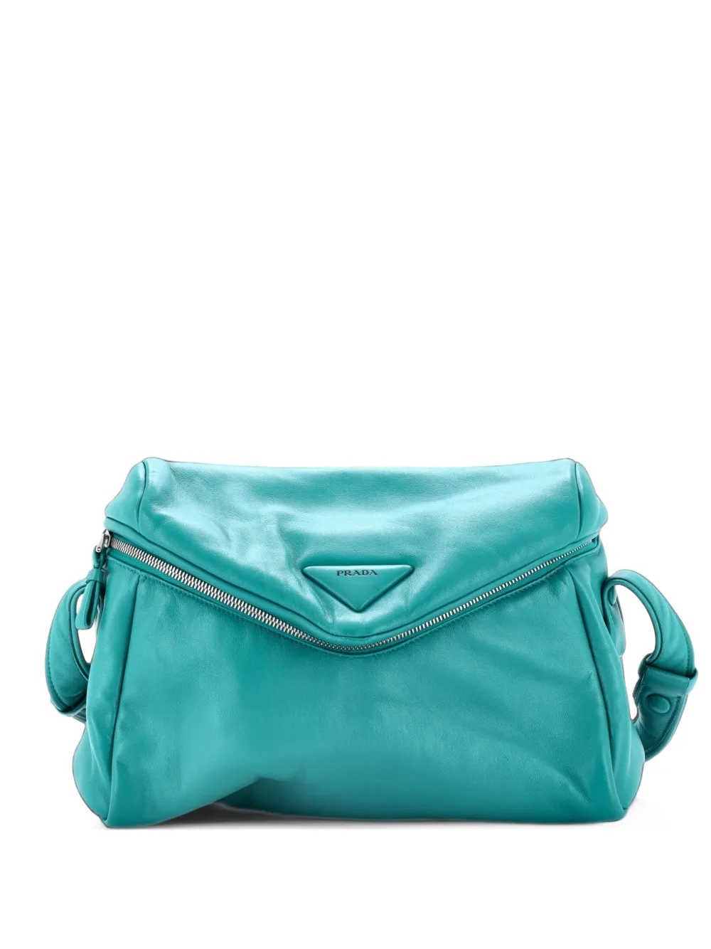 Prada Pre-Owned Padded Signaux Nappa Leather Medium shoulder bag - Verde