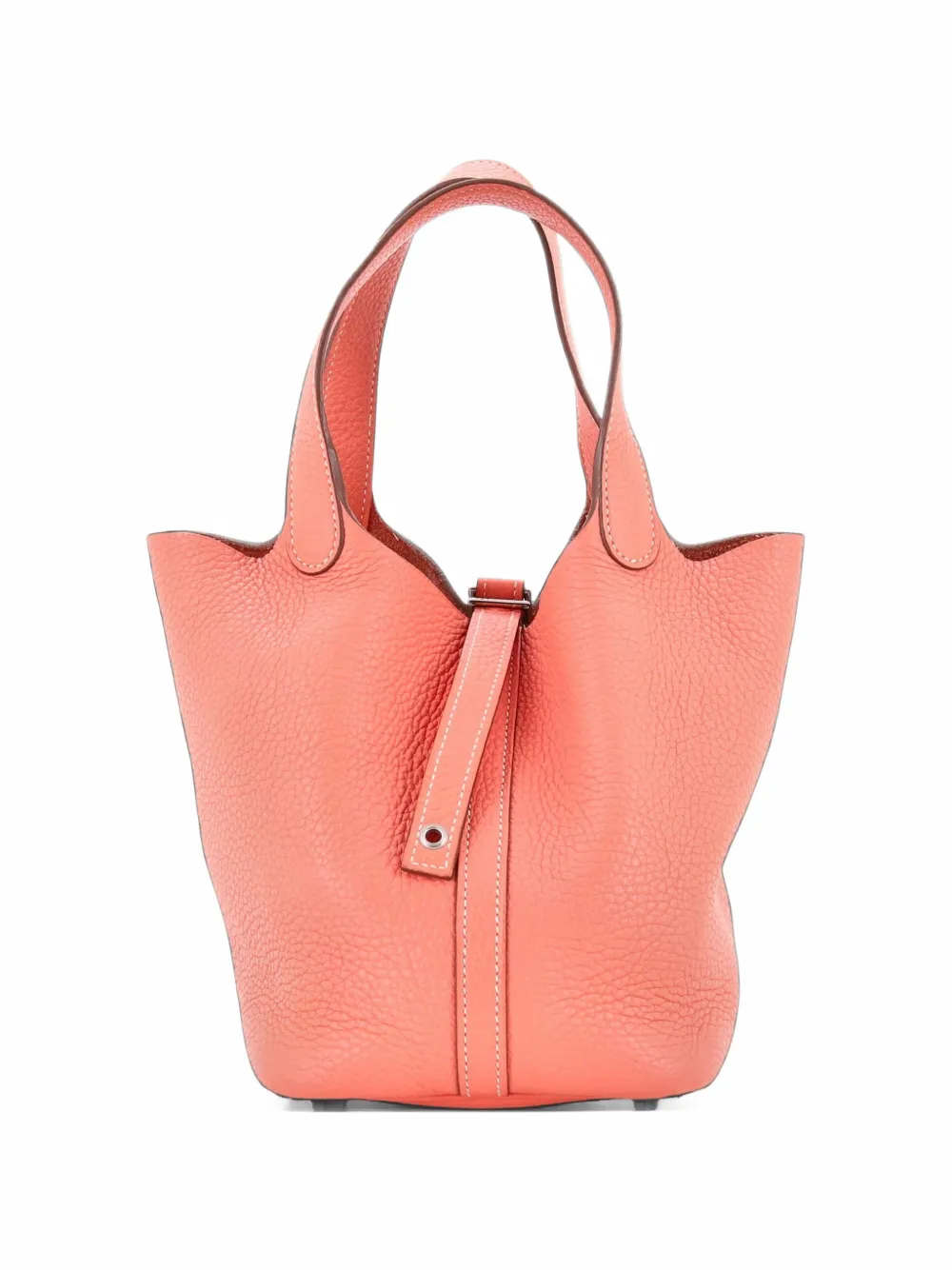 Hermès Pre-Owned Picotin Lock Bag Clemence PM bucket bag - Rosa