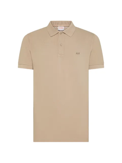 Sun68 logo-embroidered polo shirt