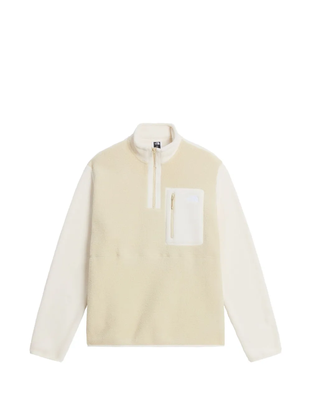 The North Face Yumiori 1 4 zip fleece jacket Beige