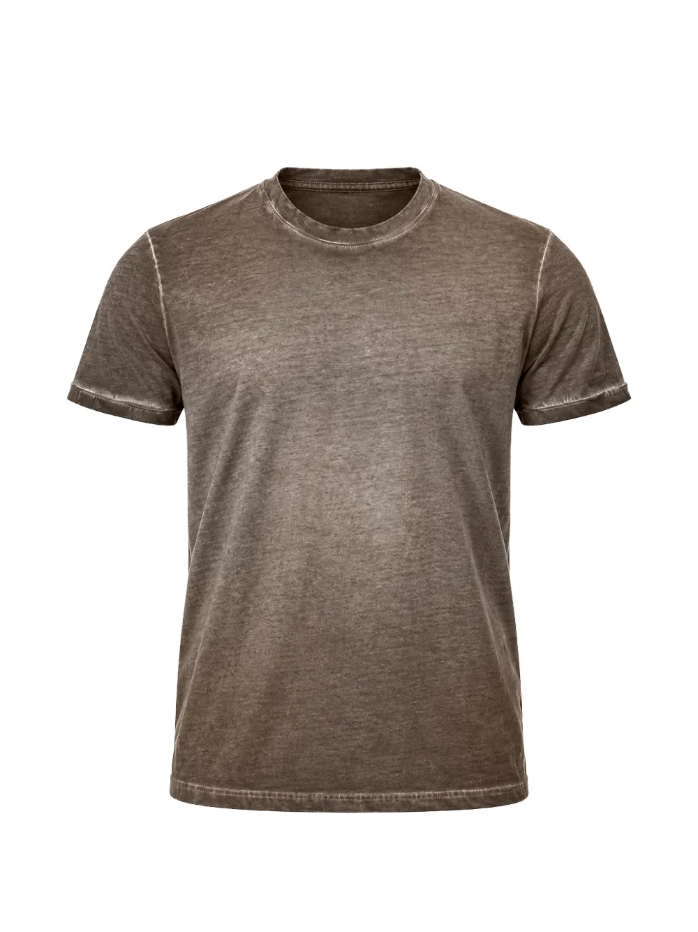 PLOUMANACH Club acid-wash T-shirt - Braun
