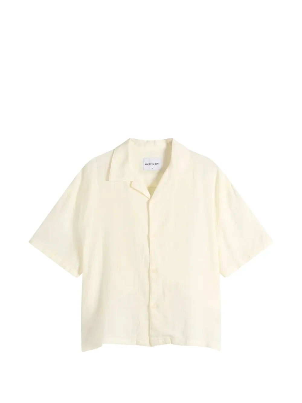 MKI Miyuki Zoku loose-weave vacation shirt - Jaune MKI Miyuki Zoku loose-weave vacation shirt - Jaune